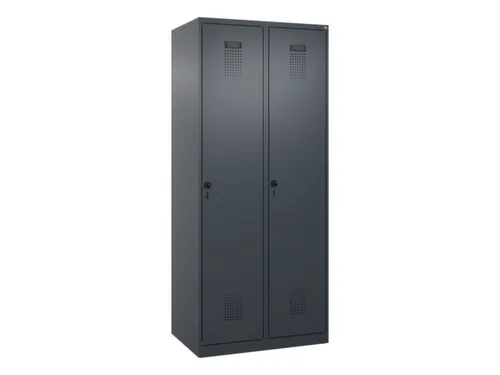 locker,HxBxD 1850x800x500mm,2vak,vak B 400mm,draaigrendel