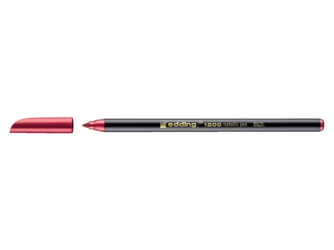 Fineliner edding 1200 metallic rood 1.0mm