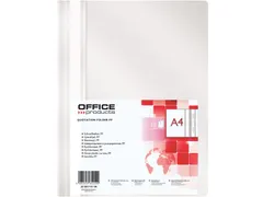 Office Products Snelhechtmap PP A4 Wit