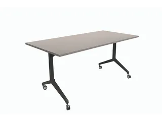 Schaffenburg Klaptafel 180x80cm Blad Lichtgrijs 25mm Frame Zwart - 1