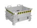 mini-benne à fond ouvrant HxLxl 625x800x1000mm 0 24m³ fourreau acier