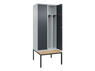 locker voor scheiding van kleding,HxBxD 2120x800x815mm,2vak - 2