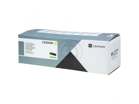 C320040 LEXMARK C/CS/MC toner yellow ST Geel