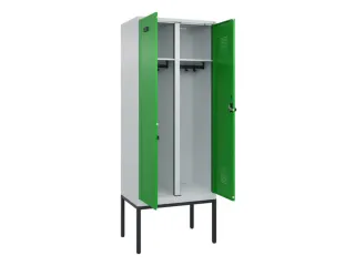 locker voor scheiding van kleding,HxBxD 2120x800x500mm,2vak - 1