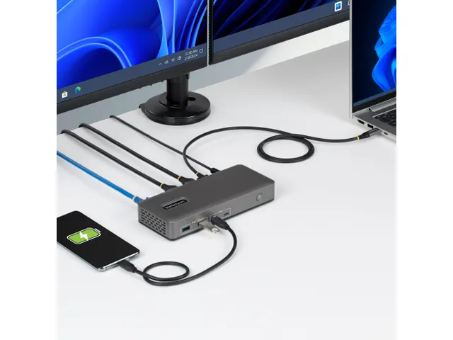 StarTech USB-C Docking Station 2x DP 4K60, 1GbE, 100W PD