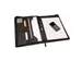 MONOLITH 2000002910 - Conferentiemap met ritssluiting, Zwart 25x34x2,5