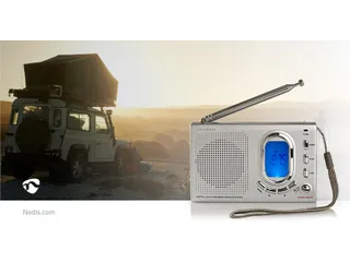 Wereldradio Nedis met wekker RDWR1000GY - 11