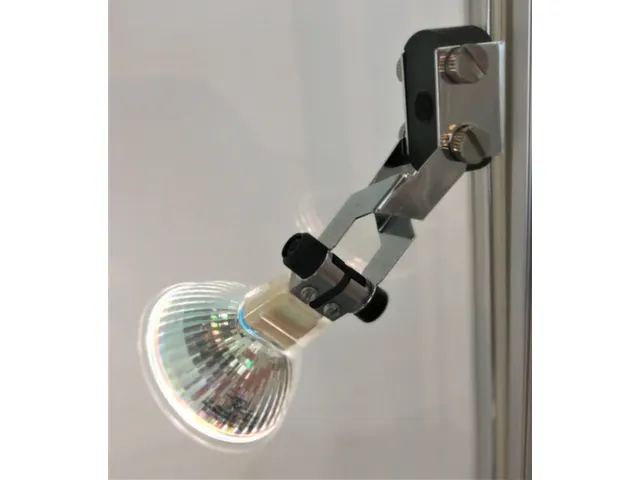 Verlichting V. Glasvitrine Design 5Lampen