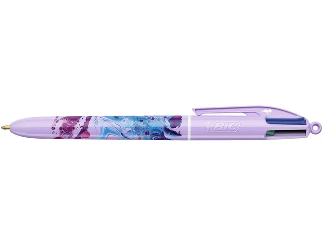BIC Colours Hydro Purple 4-kleurenbalpen medium
