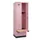 locker met bank,HxBxD 1950x600x815mm,2vak,vak B 300mm,cilinderslot