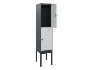 dubbeldekse locker,HxBxD 1950x400x500mm,1x2vak.,vak B 400mm - 2