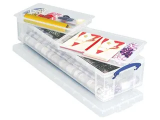 Opbergdoos 22 Liter 2 Divider Transparant - 2