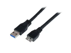 1 meter gecertificeerde SuperSpeed USB 3.0 A-naar-micro-B-kabel - M/M