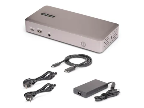 Triple-Monitor USB4 Docking Station, 4K 60Hz HDMI of DisplayPort