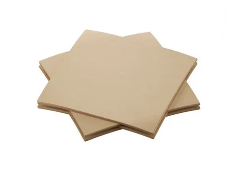 Servet 20x20cm BIO Dunisoft 1/4 vouw bruin 2880 stuks
