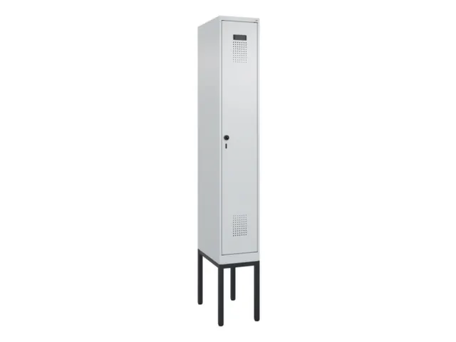 armoire vestiaire noir et blanc,HxlxP 2120x300x500mm,1compart.