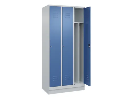 locker voor scheiding van kleding,HxBxD 1950x900x500mm,3vak