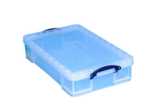 Opbergbox Really Useful 33 liter 710x440x165mm transparant wit