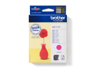 Inktcartridge Brother LC-121M rood - 3