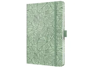 Weekagenda Beauty A5 2026 (NL/FR/EN/DU) Green Monstera Hardcover - 2