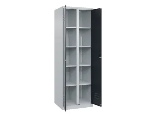 wasgoedverdeelkast,HxBxD 1850x600x500mm,vak B 300mm,cilinderslot - 2