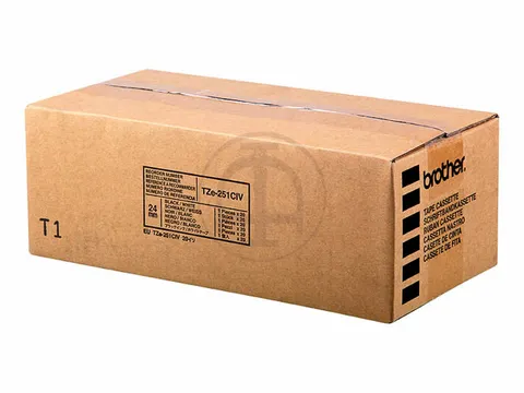 TZE251CIV BROTHER P-TOUCH 24mm Zwart op wit