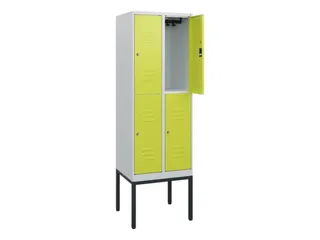 dubbeldekse locker,HxBxD 1950x600x500mm,2x2vak.,vak B 300mm - 2