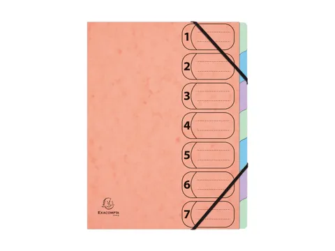 Sorteermap Harmonika 7 Indel A4 AQUAREL