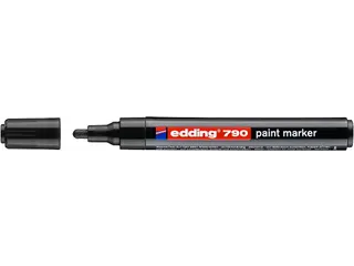 Paintmarker edding 790 alcoholbasis 2-3mm zwart - 1
