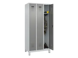 locker,HxBxD 1950x900x500mm,3vak,vak B 300mm,cil.-slot,voeten