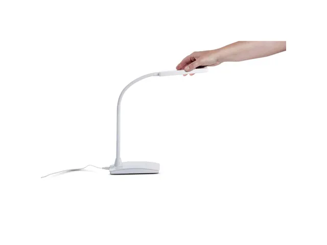 Bureaulamp MAUL Pearly LED voet dimbaar colour vario Wit