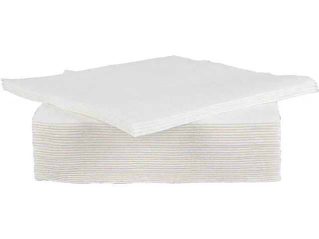 Cosy & Trendy servet 38x38 cm wit 2-laags, 40 stuks