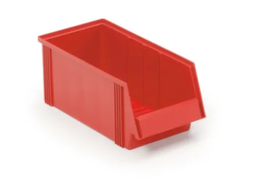 magazijnbak,HxBxD 156x186x400mm,7,2l,PP,rood