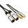 XLR-RCA Kabel - 2 x XLR 3-Polig Naar 2 x RCA Mannelijk - 1m