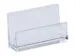 Visitekaarthouder Alco 103x60x30mm acryl transparant