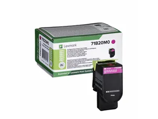 Tonercartridge Lexmark 71B20M0 rood - 1