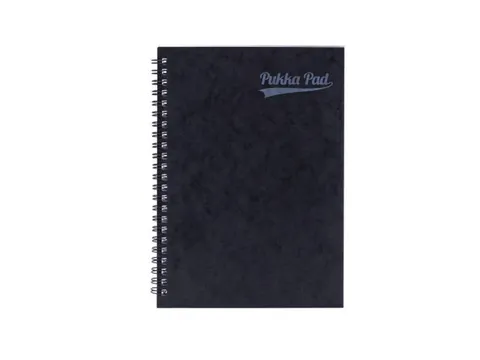 Cahier a spirale et couverture cartonnee A5 BlackA5