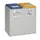 Afvalverzamelaar 2-Voudig Moduul Hxbxd 570x505x405mm 40 Liter Grijs
