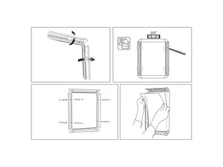Clicklijst Nobo Essence Aluminium A4 Poster - 4
