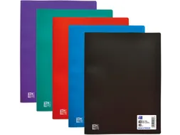 OXFORD Initial showalbum A4 40 Tassen PP geassorteerde kleuren