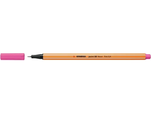 Fineliner STABILO point 88/056 neon roze 0.4mm