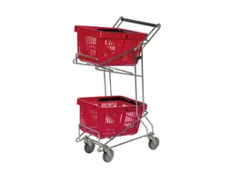 miniwagen,draagverm. 60kg,2etage(s),HxLxB 975x560x260mm,gegalvaniseerd