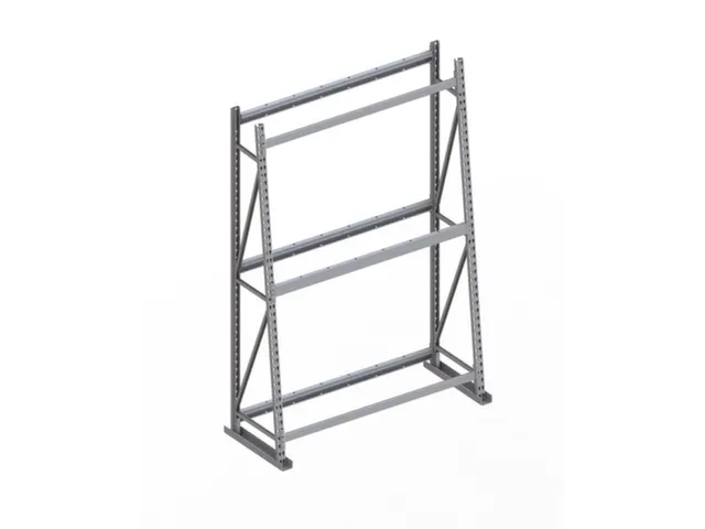 magazijnrek voor profielen,grondveld,eenzijdig,HxBxD 2200x1400x500mm