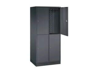 grootvolume garderobekast,HxBxD 1950x820x600mm,2x2vak.,vak B 360mm - 1
