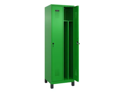 locker voor scheiding van kleding,HxBxD 1950x600x500mm,2vak