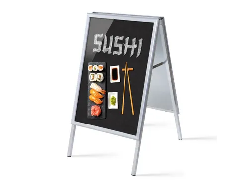 Stoepbord A1 complete set met print "Sushi"