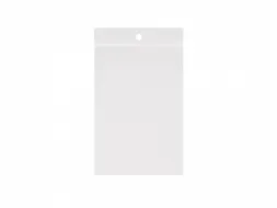 Gripsealzak 300x400mm Transparant 50 micron ldpe 5mm ophanggat