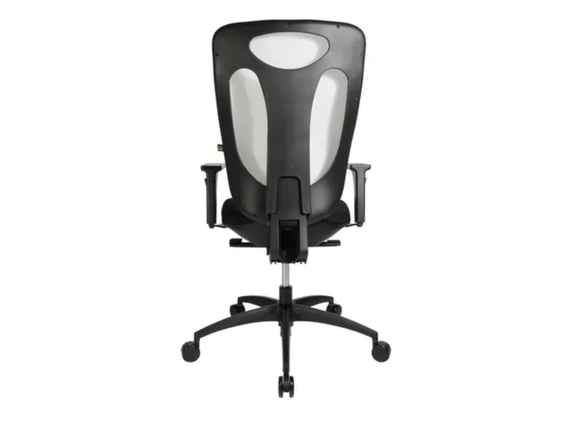 Bureaustoel,Synchroonmech.,M. Armleuningen,Zitting Stof Zwart