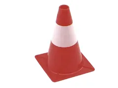 Afbakeningskegel 30cm rood wit