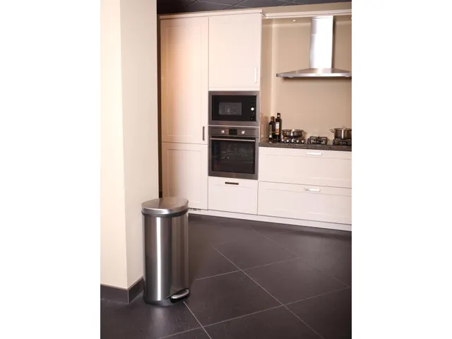 Pedaalemmer Shell Bin 30 Liter Mat RVS